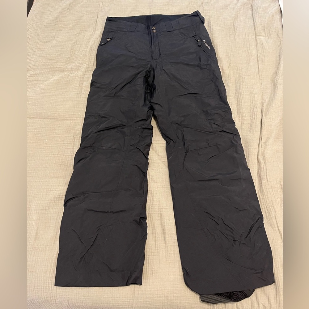 Columbia Titanium Omni-Tech Insulated Ski Snow Pants Women’s M Black